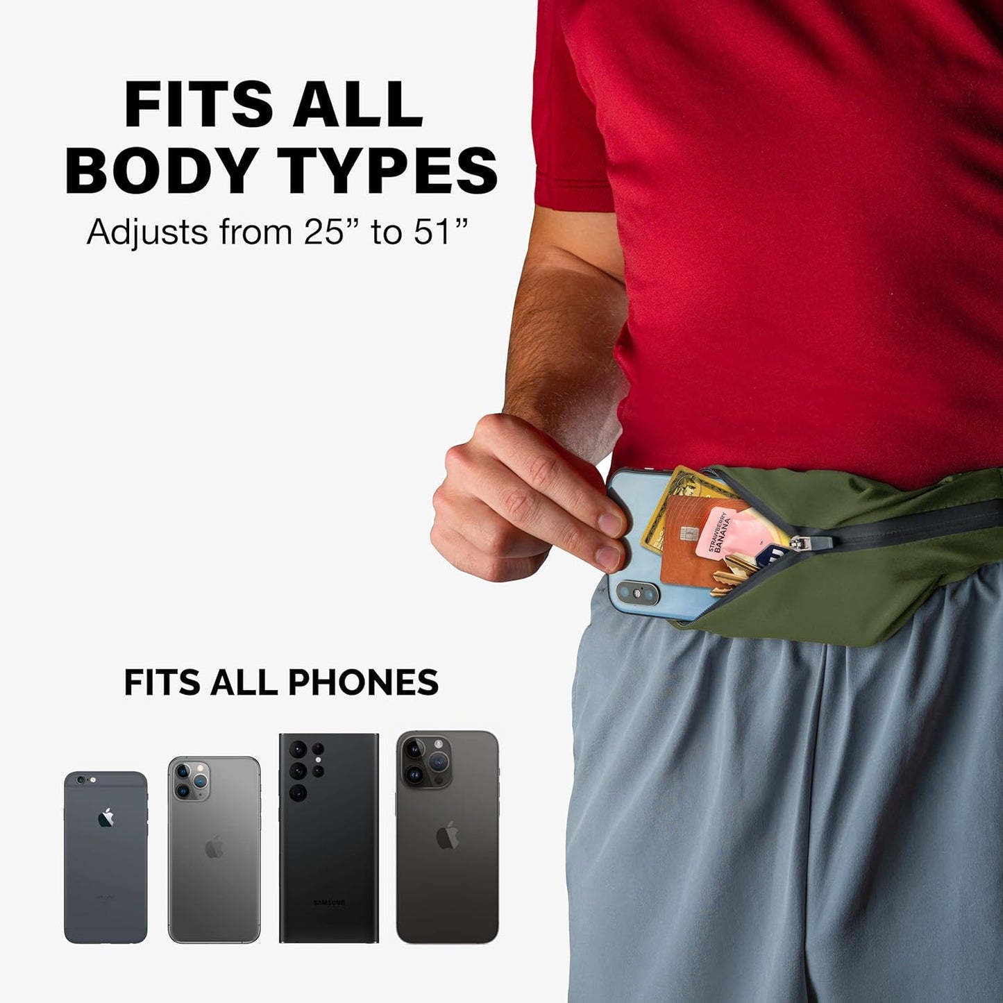 Slim Running Belt