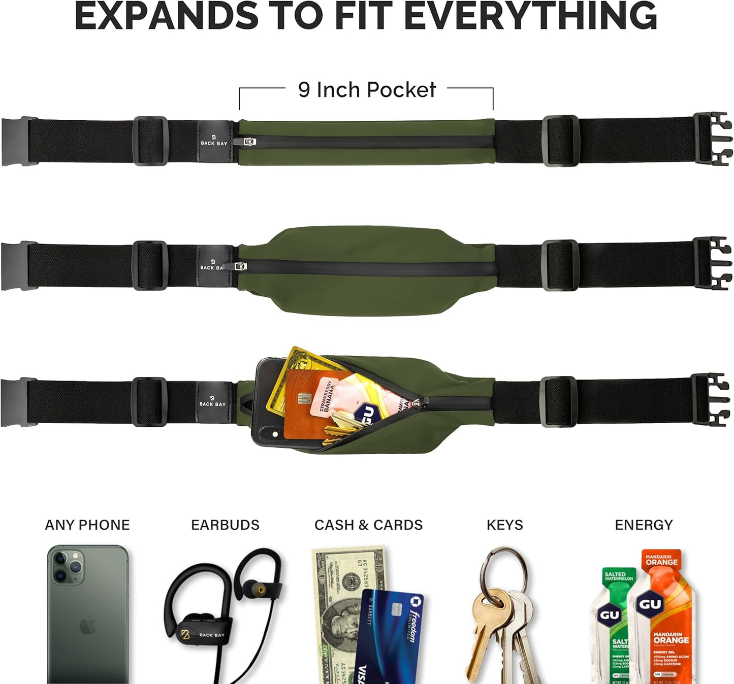 Slim Running Belt