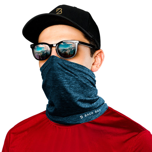 Back Bay Brand - Neck Gaiter Heather Blue