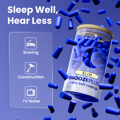 SnoozePlugs Slim - Small Earplugs for Small Ear Canals