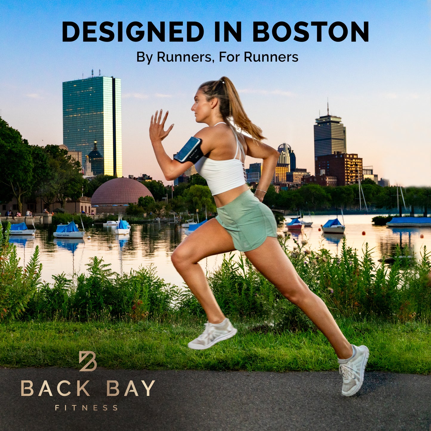 Back Bay Brand - Endurance Running Armband_Designed in Boston