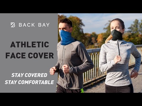 Runner's Face Cover Mask by Back Bay Fitness - Athletic Cooling Fabric